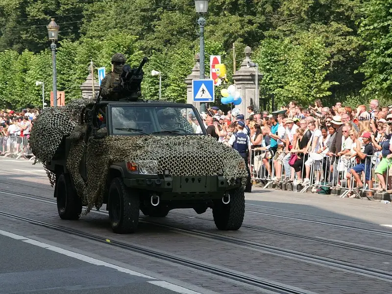 First production of Jankel FOX Rapid Reaction Vehicles to Belgian Special Regiment