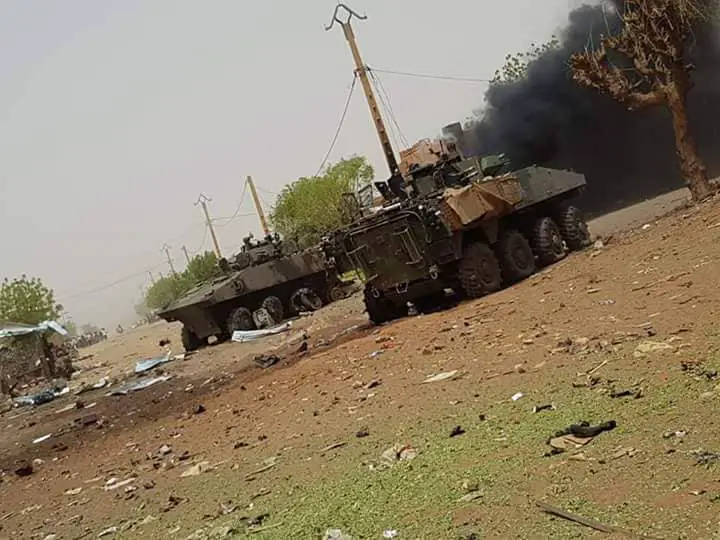 French lost two VBCI infantry fighting vehicles in northern Mali