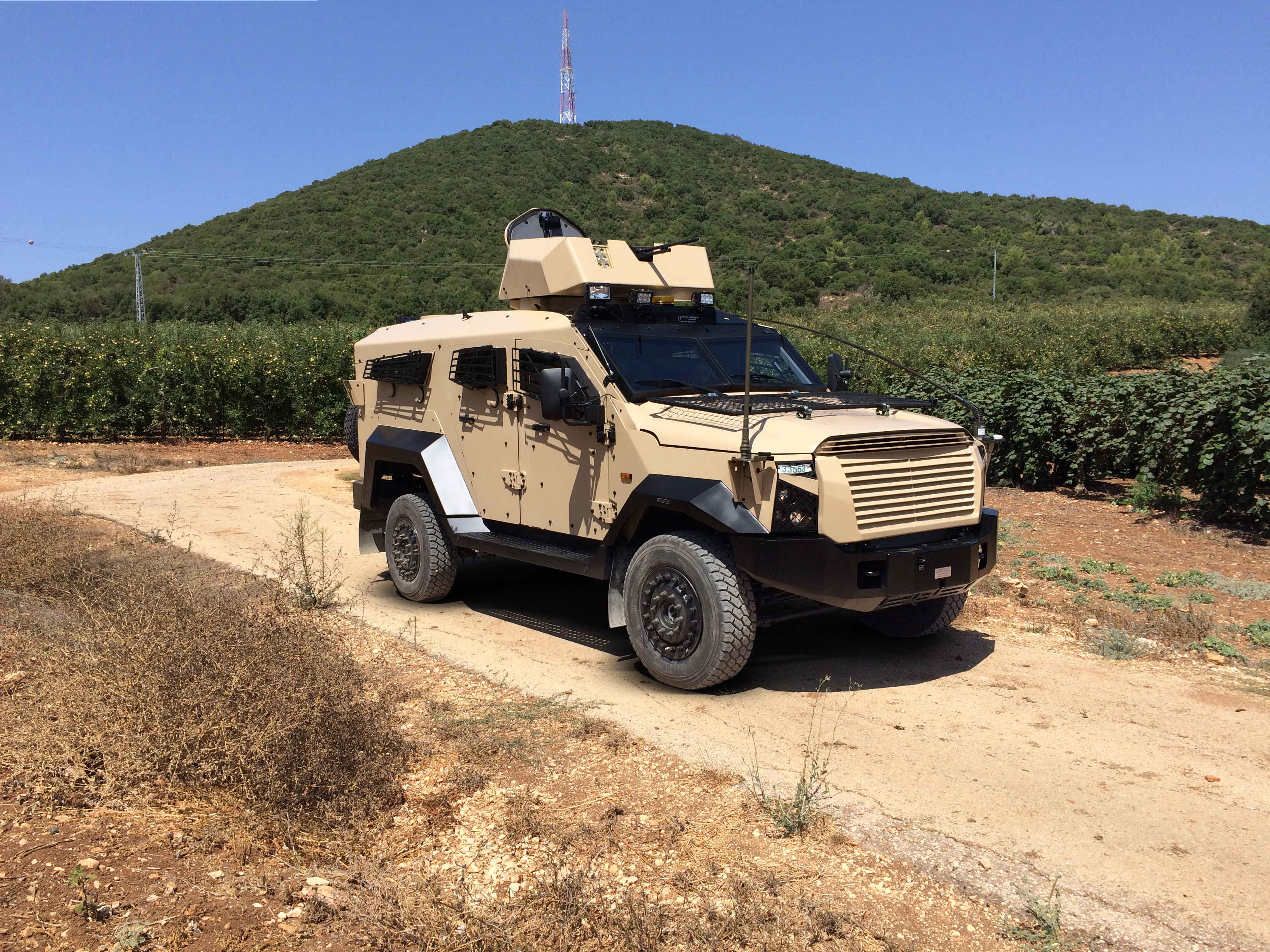 Plasan Sandcat M-LPV Mine-resistant Light Patrol Vehicle