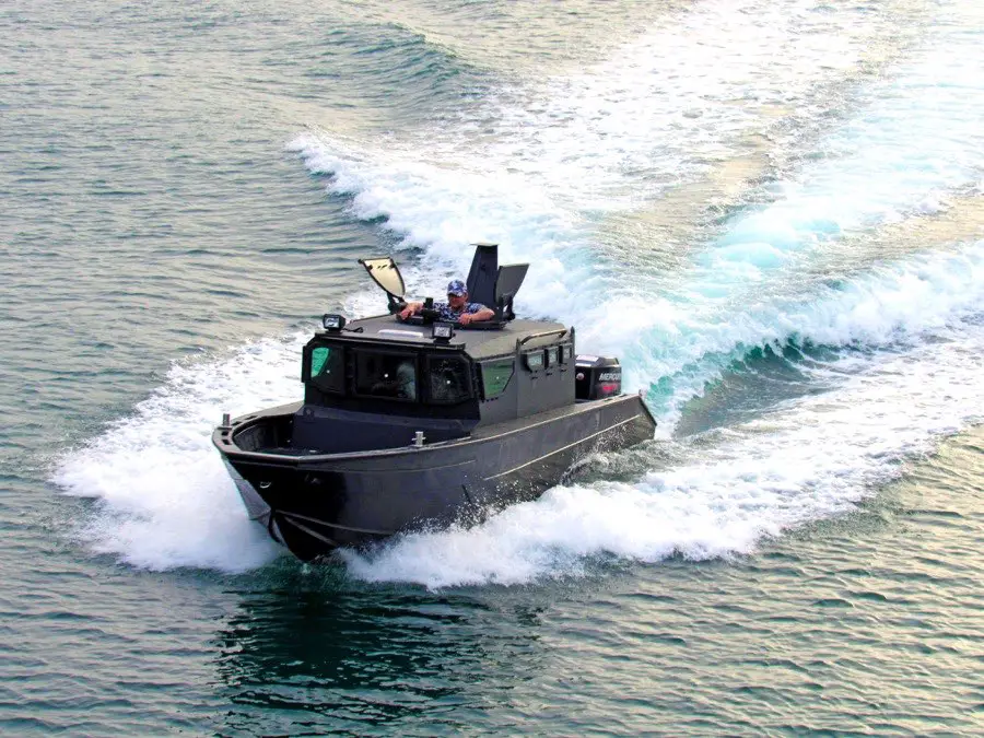 STREIT Group unveiled the Triton-G810 armoured boat at Eurosatory 2018 