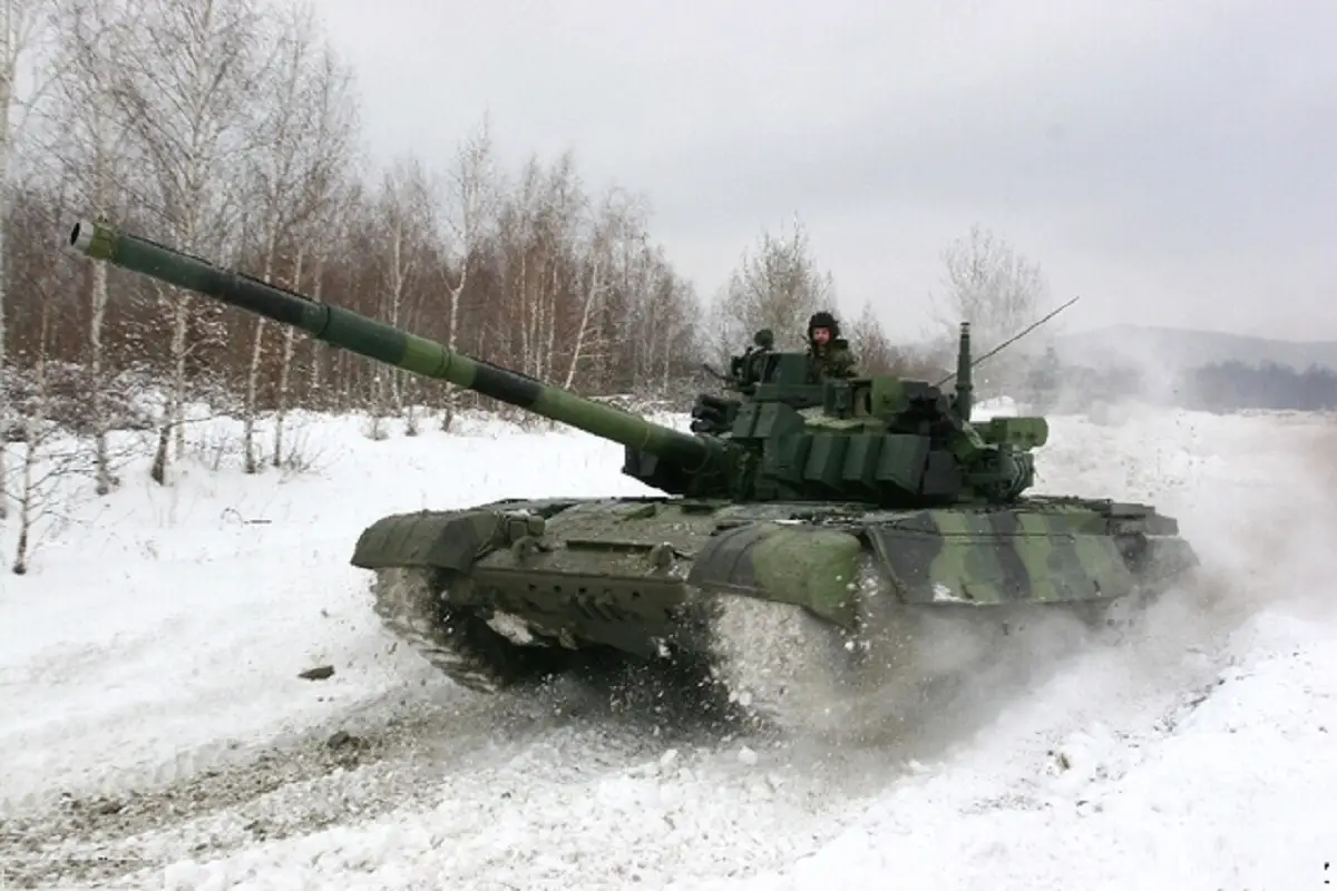 Czech Army T-72M4 CZ main battle tanks