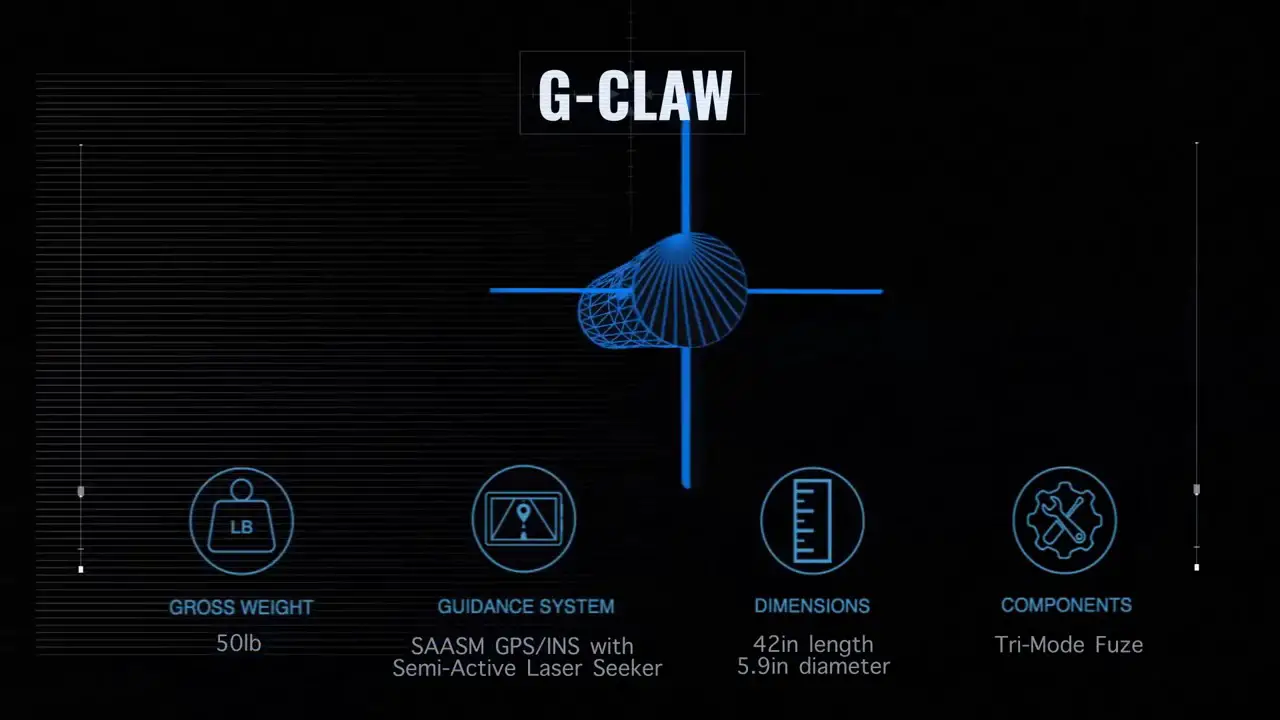 G-CLAW precision guided glide weapon