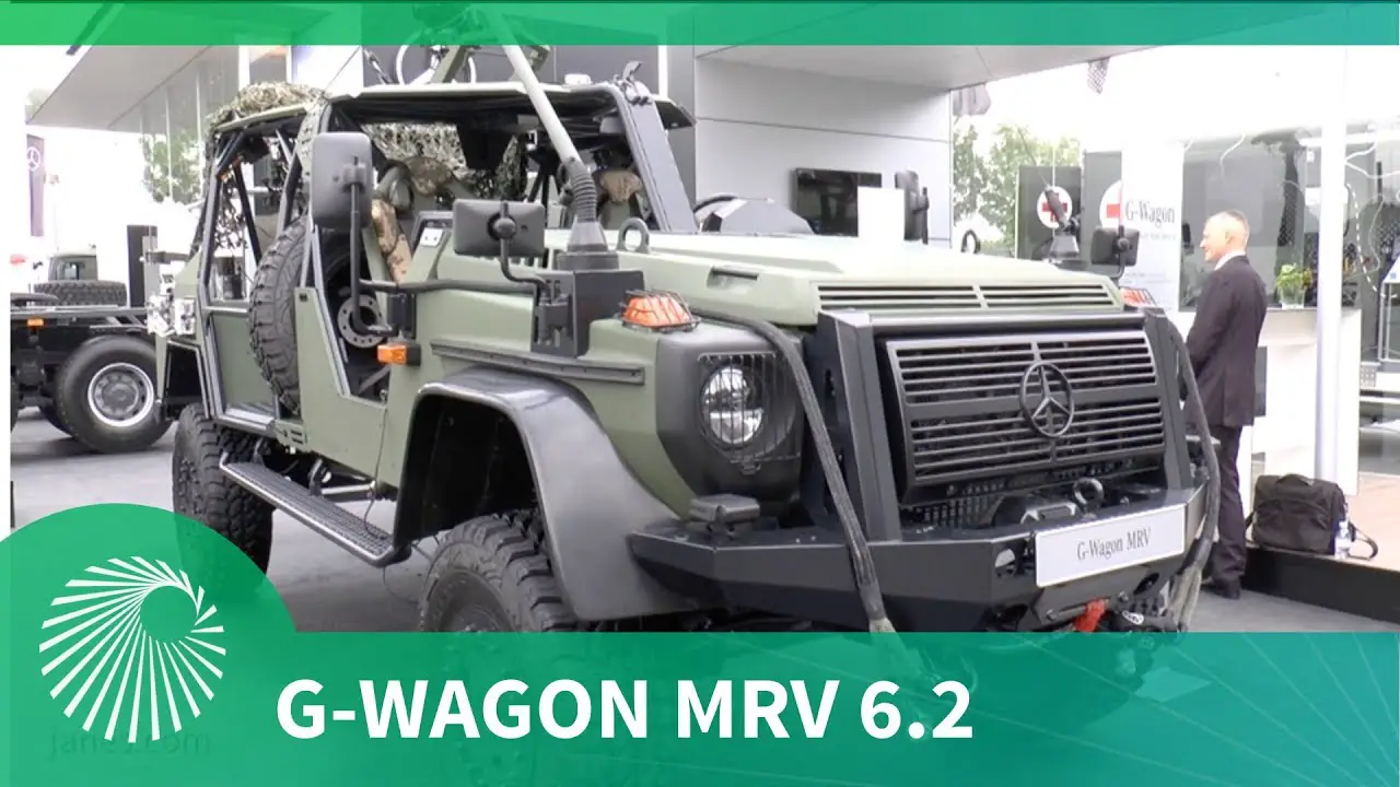 Mercedes-Benz unveils G-Wagon MRV 6.2 multirole vehicle