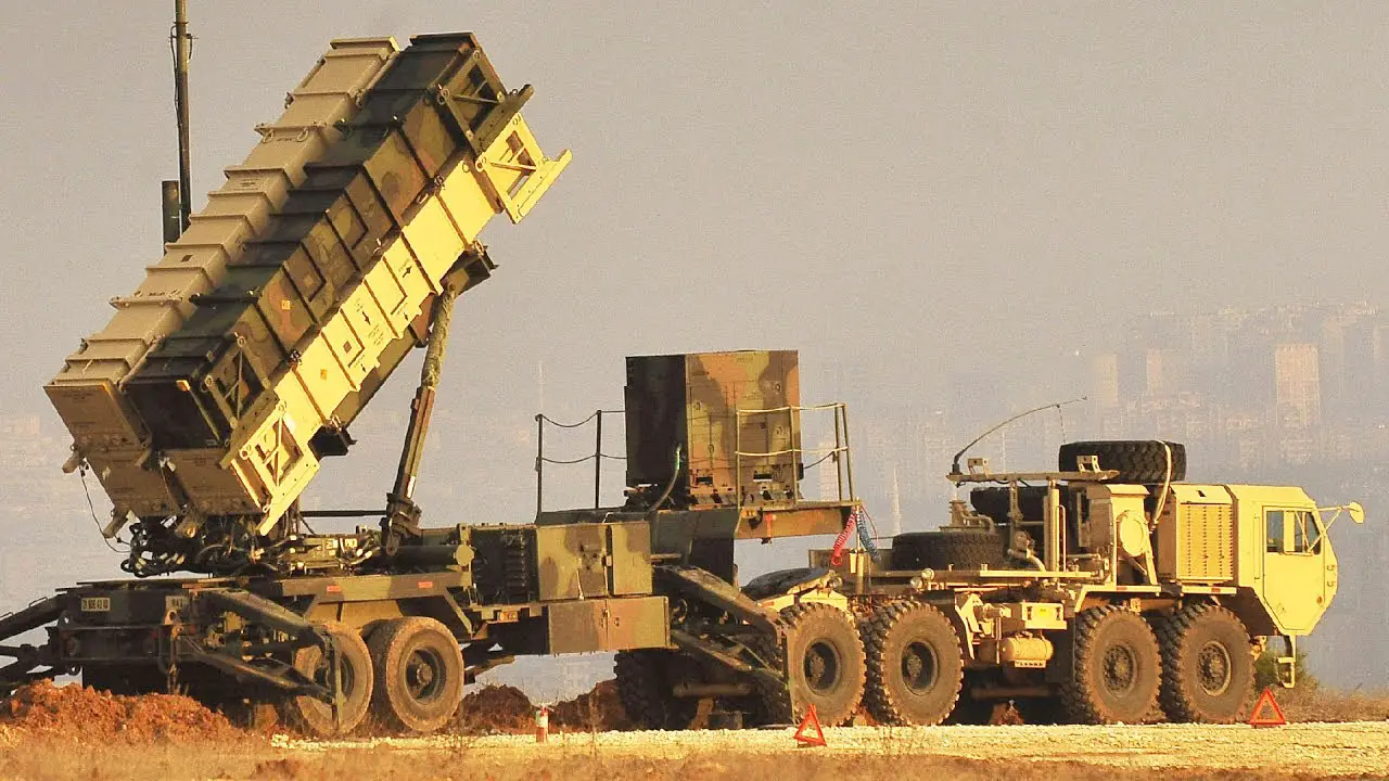 United States Army MIM-104 Patriot Long-Range Air-Defence System in Action