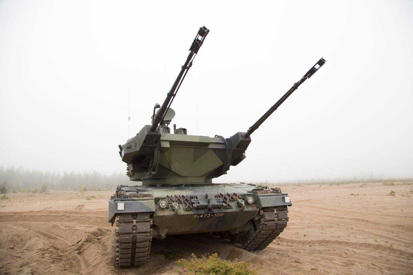 Finnish Leopard 2 Marksman Self-propelled Anti-aircraft Gun (SPAAG)