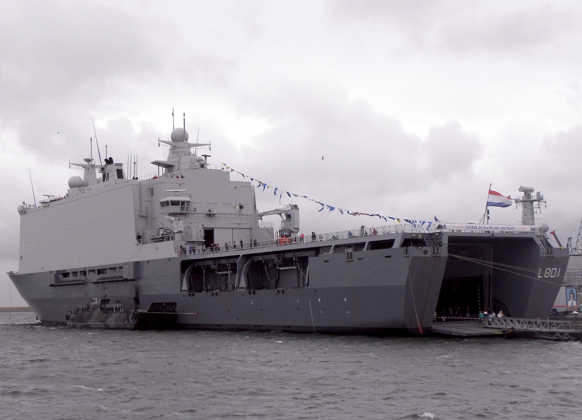 HNLMS Johan de Witt Landing Platform Dock (LPD) 