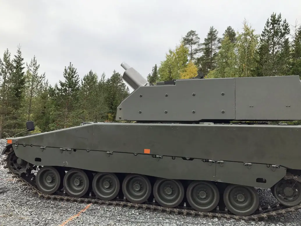 Sweden receives Grkpbv 90 self-propelled mortars