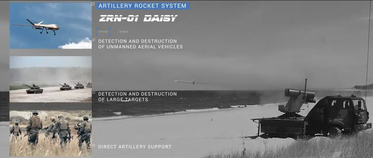 Stokrotka Daisy Artillery Rocket System 