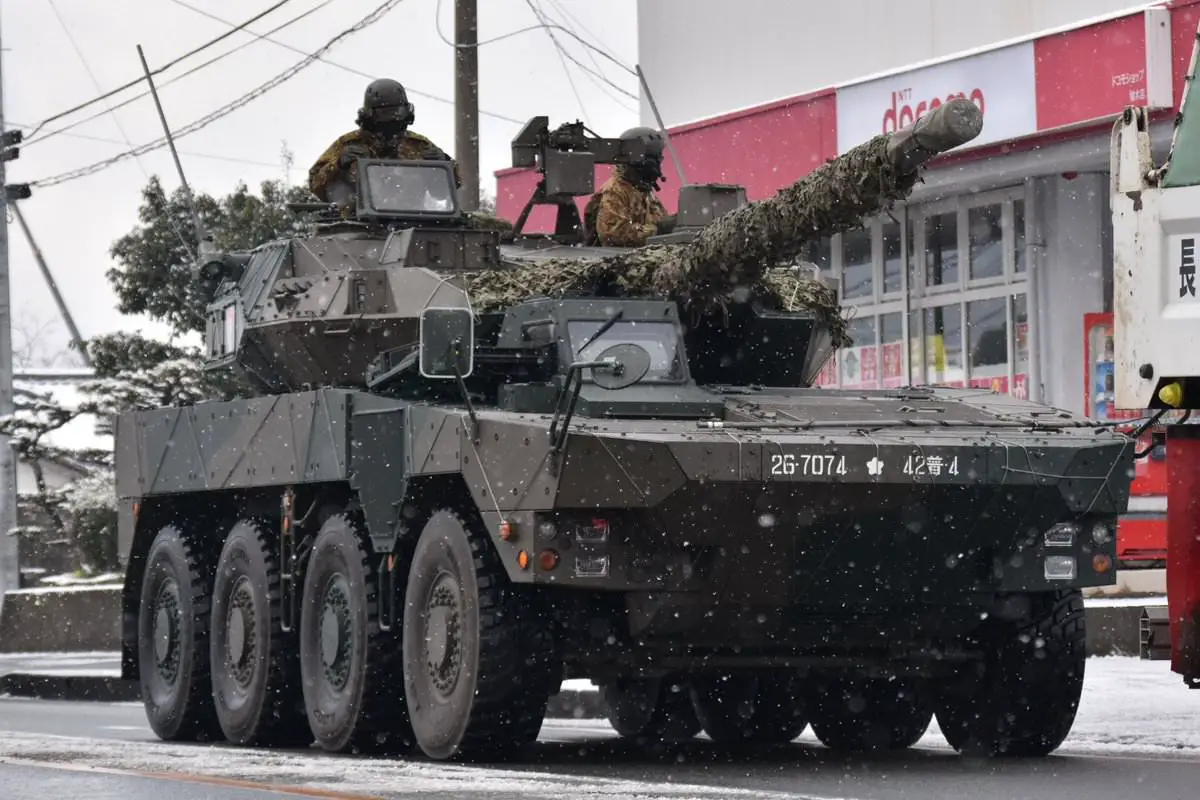 Japan Ground Self-Defense Force to Induct New Type 16 Maneuver Combat Vehicle (MCV)