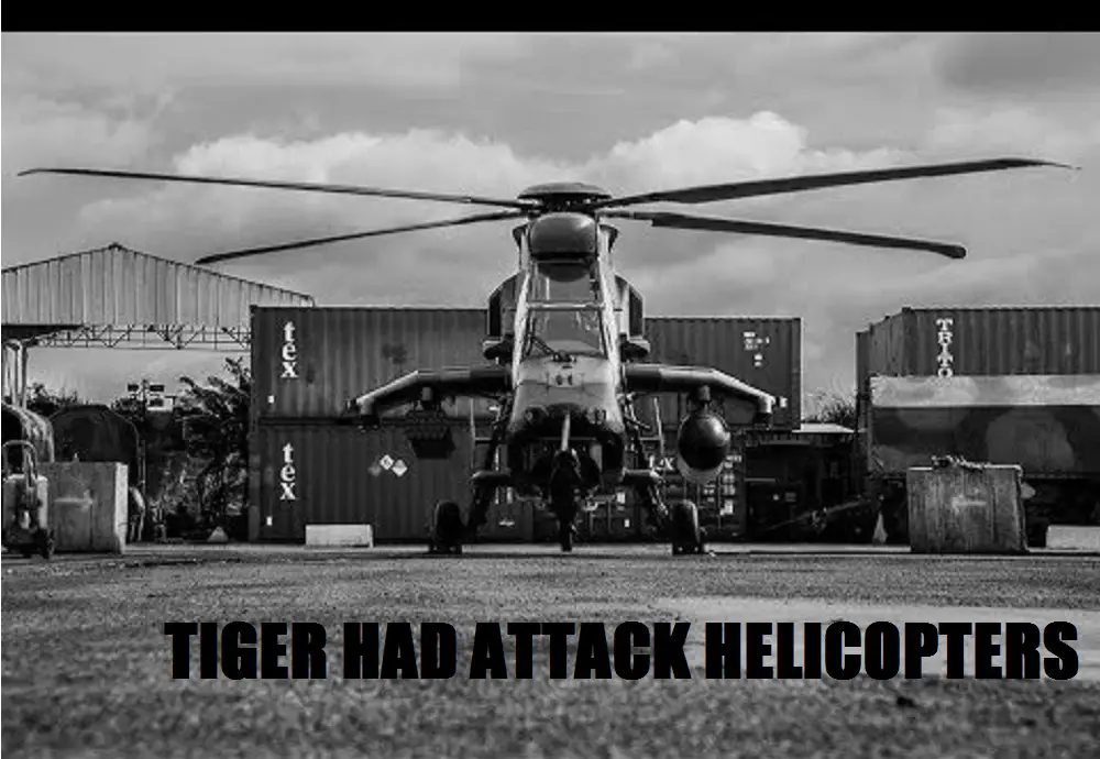 French Army Tiger HAD Attack Helicopter
