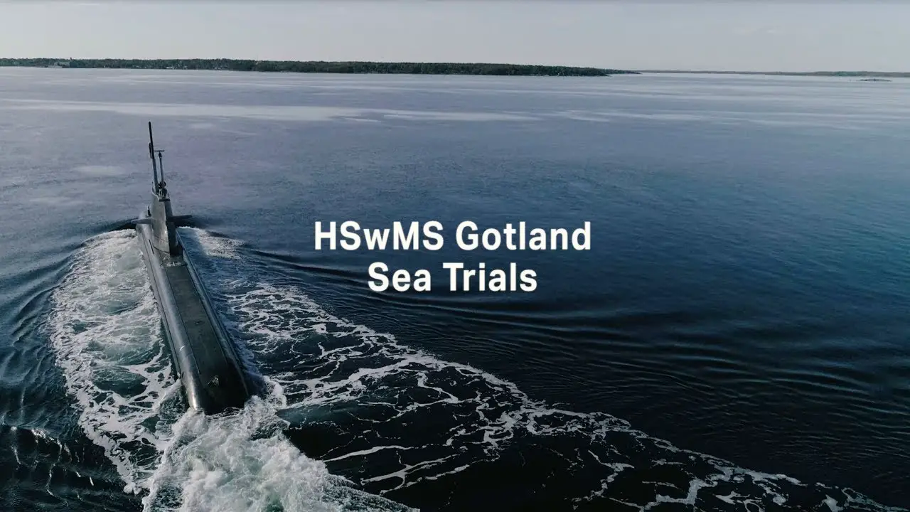 Sea trials commence of upgraded Gotland submarine