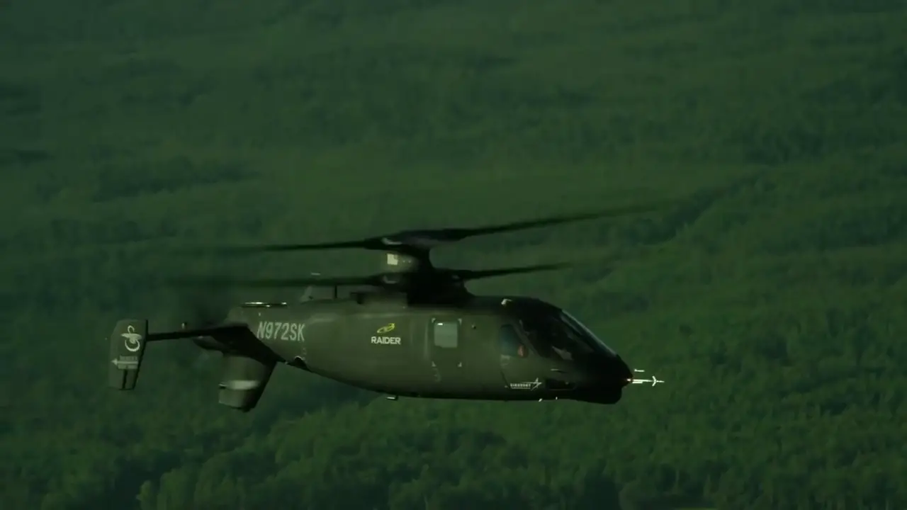 Sikorsky S-97 Raider Hits 200 Knots