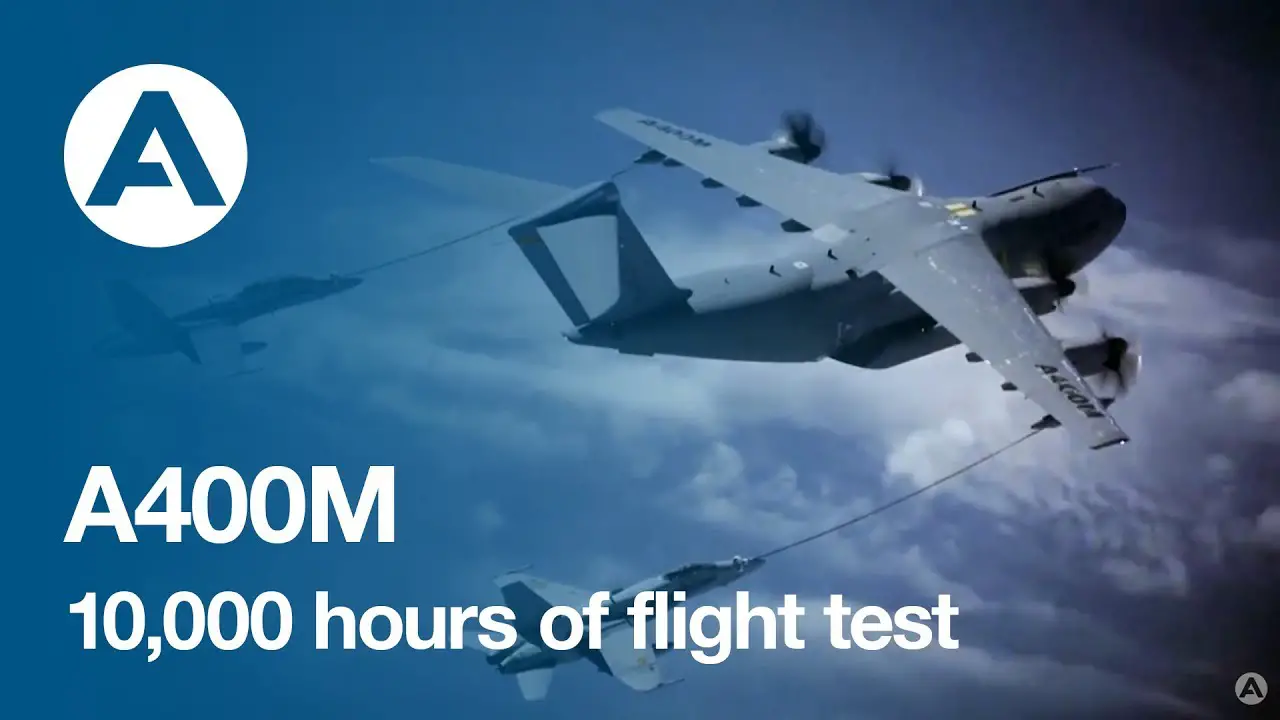 10,000 hours of A400M flight test