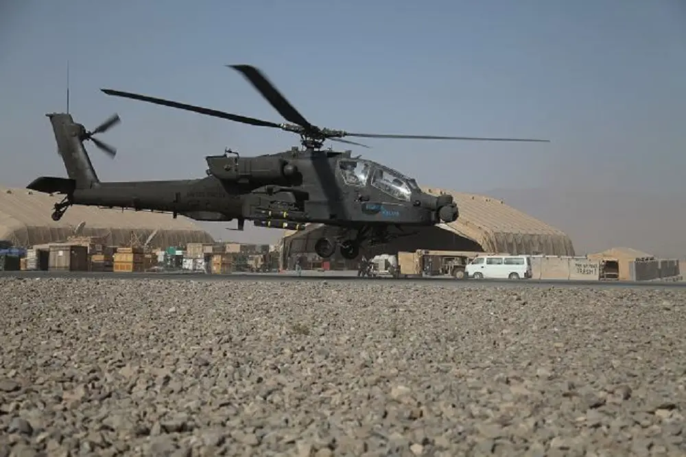 Egyptian Air Force's AH-64D Apache attack helicopter