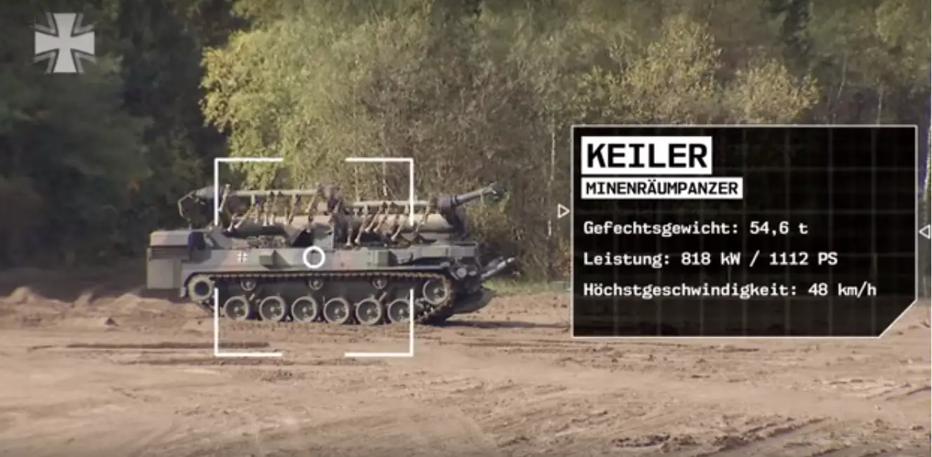 German Army - Keiler Mine-Clearing Vehicle