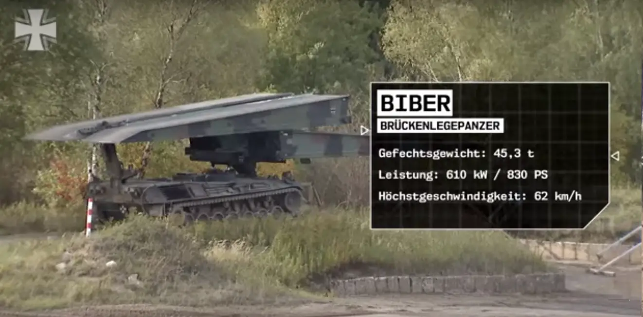 German Army - Biber Armoured vehicle-launched bridge