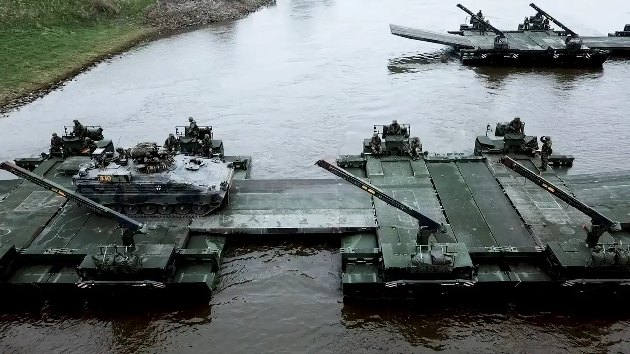 How NATO gets tanks across rivers