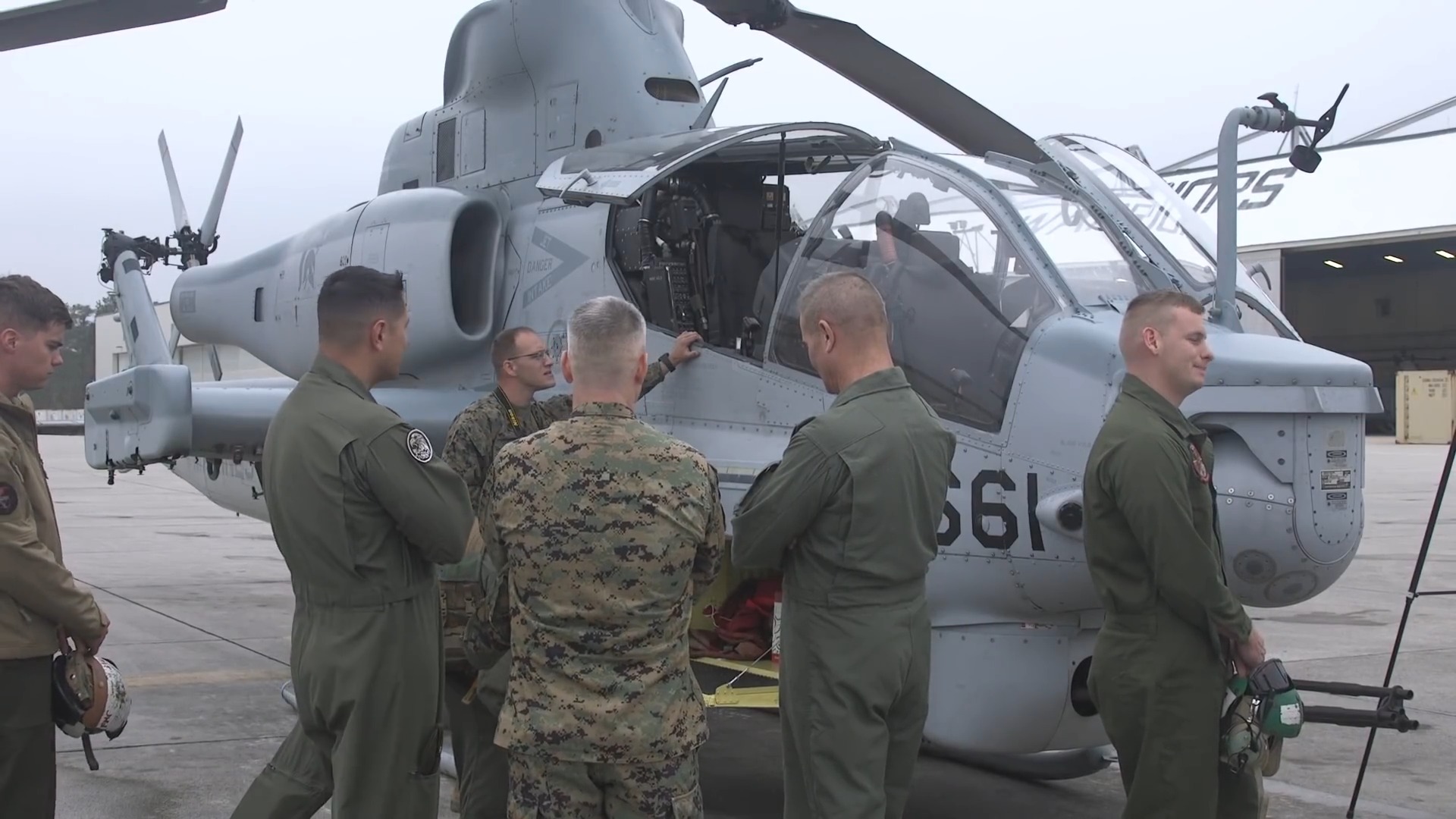 Marine Light Attack Helicopter Squadron 167 Receives Bell AH-1Z Vipers