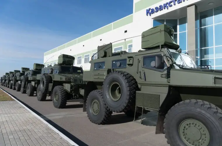 Kazakhstan receives new batch of Arlan Armored Wheeled Vehicles (AWV)
