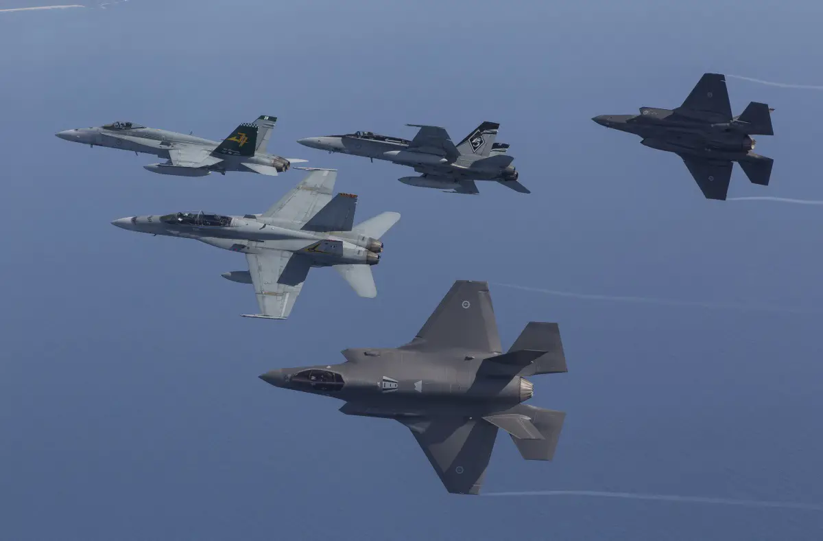 Australia's first F-35s Arrive Home to Royal Australian Air Force Williamtown