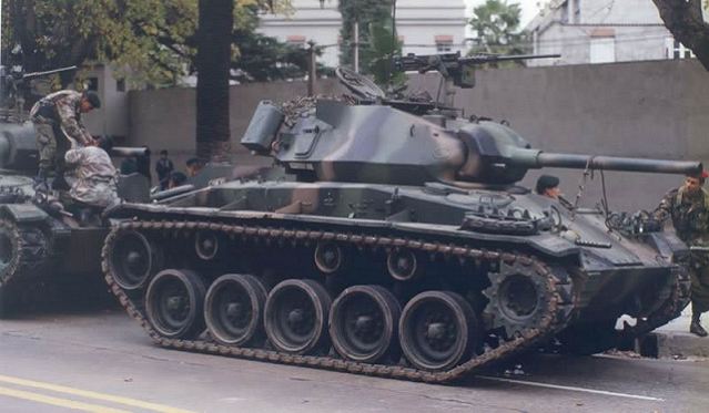 M24 Chaffee light tank of Uruguay Army