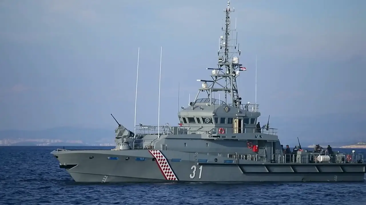 Croatian Navy received OmiÅ¡ (OOB-31) Inshore Patrol Boat