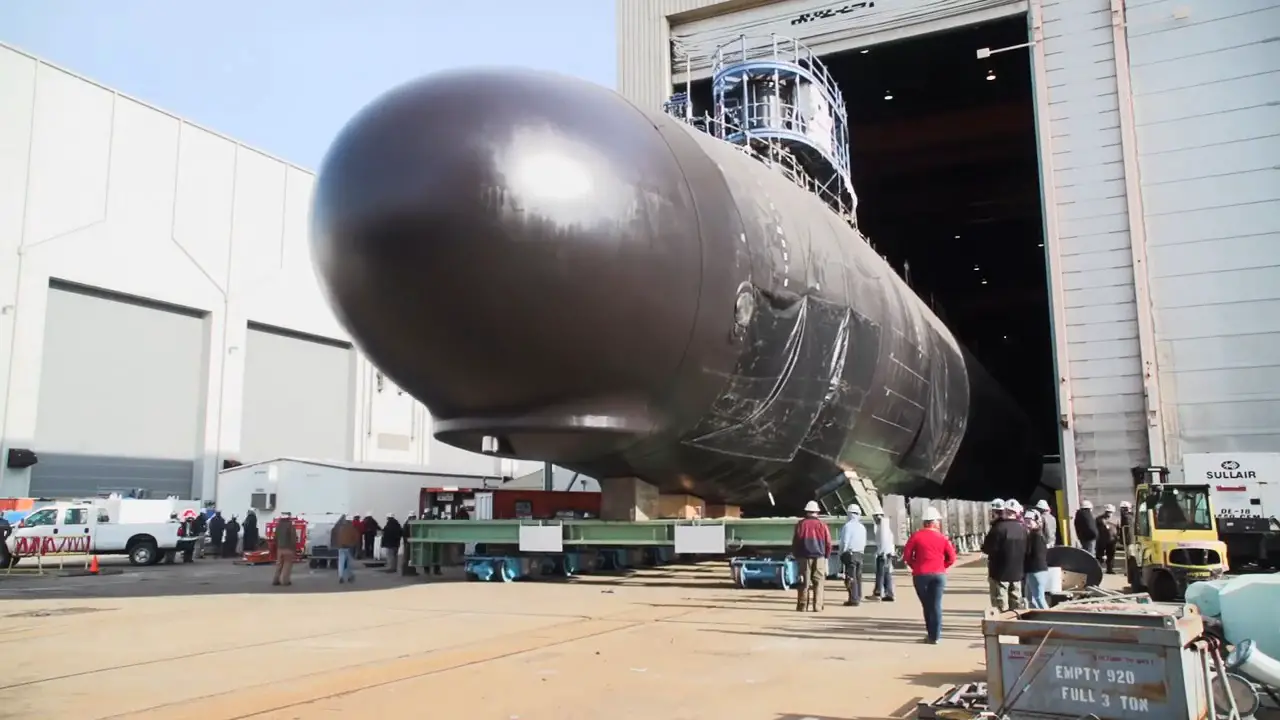 Huntington Ingalls Industries Launches Virginia-Class Submarine Delaware (SSN 791)