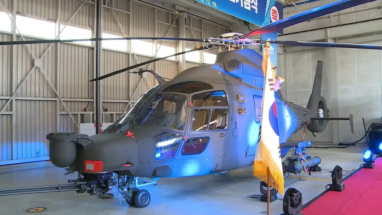 Korea Aerospace Industries (KAI) unveils Light Armed Helicopter (LAH)