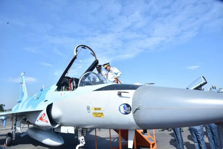 Myanmar officially inducts JF-17M Thunder fighter 