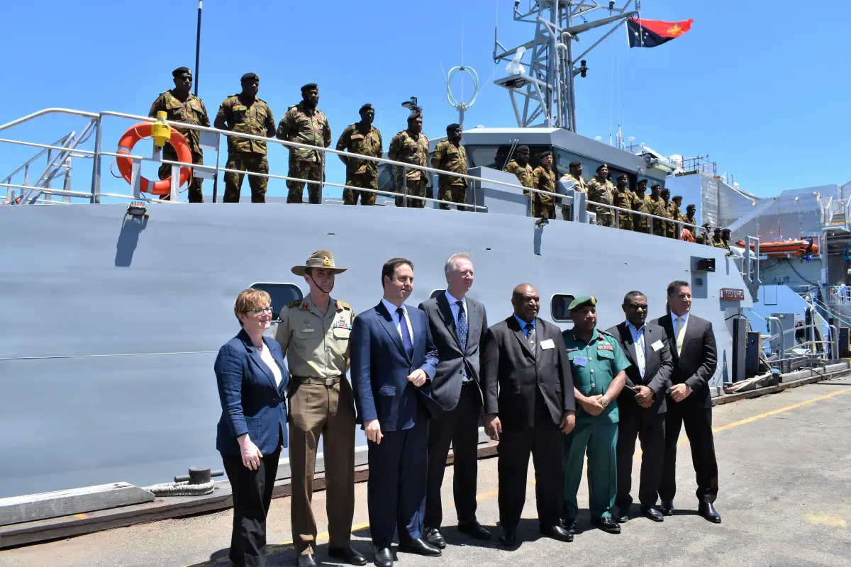 Papua New Guinea Defence Force receives first Guardian Class Patrol Boat (GCPB)