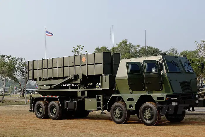 Royal Thai Army DTI-1G Multiple Rocket Launcher