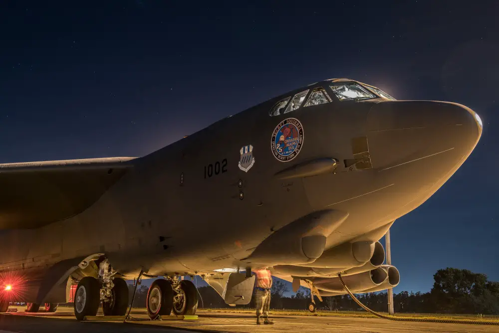 U.S. Air Forces B-52H Stratofortress bombers in RAAF Base Darwin