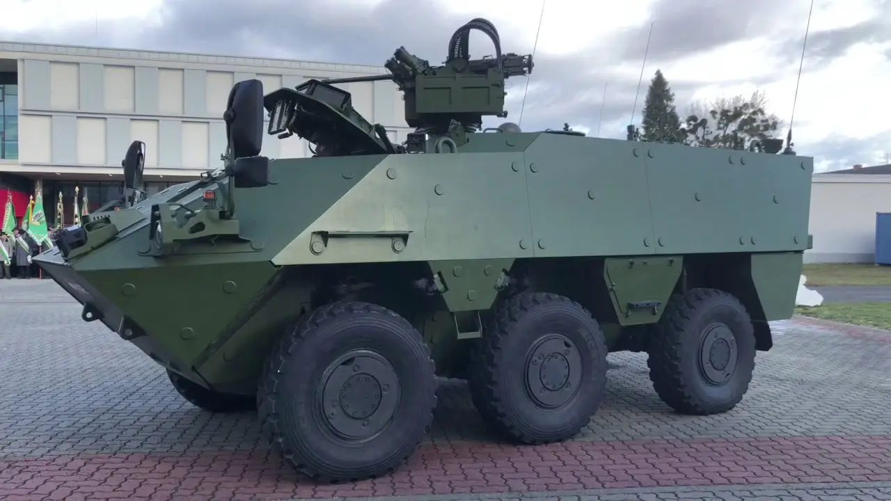 Pandur 6x6 EVO Wheeled Armored Vehicles.