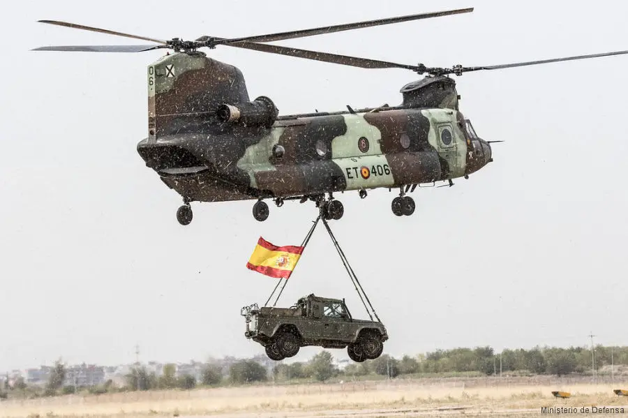 Spanish Army CH-47D Chinooks