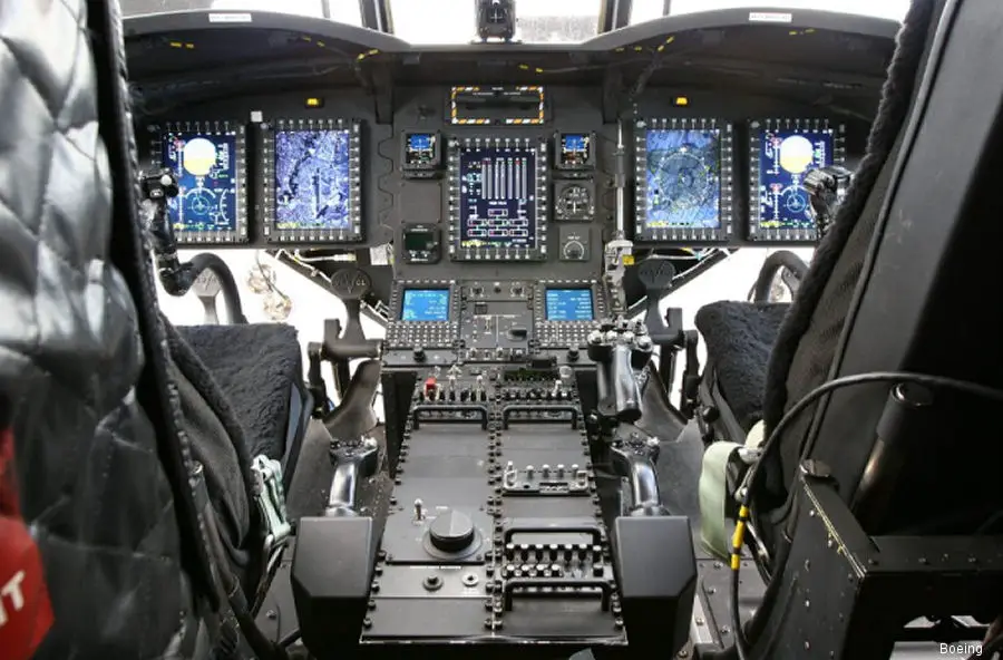Boeing CH-47F cockpit