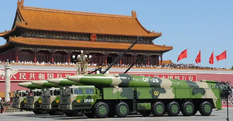 China test launch DF-26 Guam Killers missile amid strait tensions with US