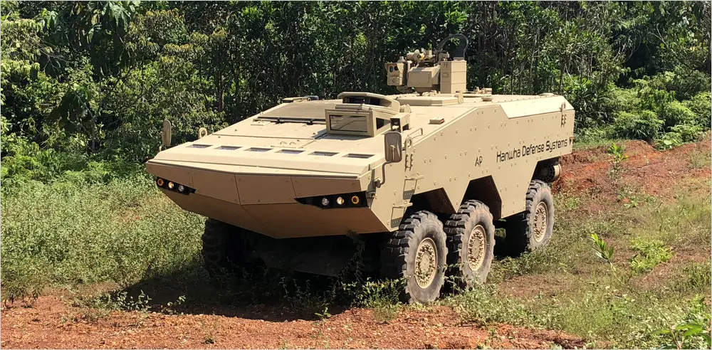 Hanwha Defense Systems Tigon 6Ã—6 Armored Wheeled Vehicle