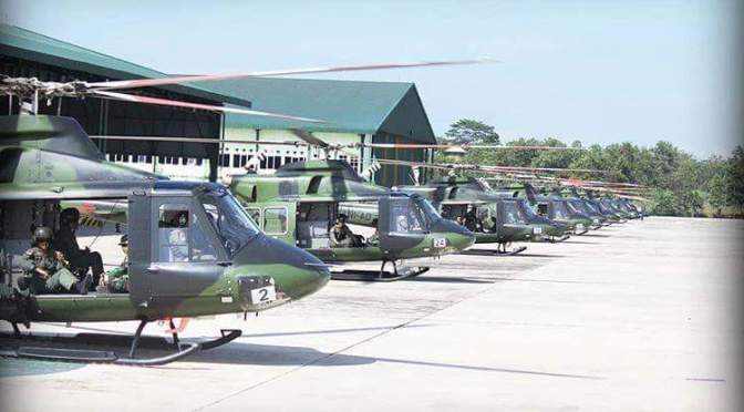 Indonesian Army Bell 412EPI utility helicopter