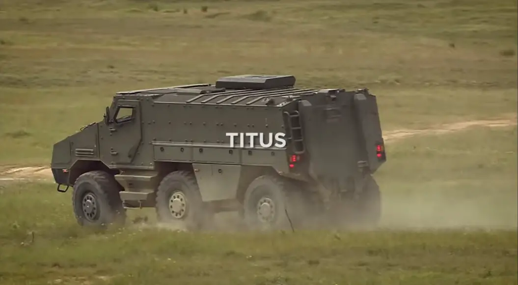 Nexter System Titus 6x6 wheeled armoured vehicle