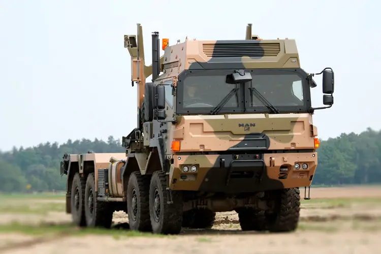 Rheinmetall MAN Military Vehicles (RMMV) HX 8x8 heavy truck