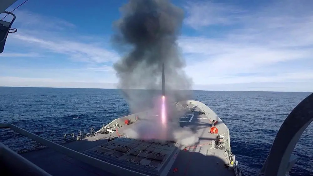 Royal Australian Navy HMAS Hobart Aegis Destroyer Completes Weapons Evaluations with U.S. Navy