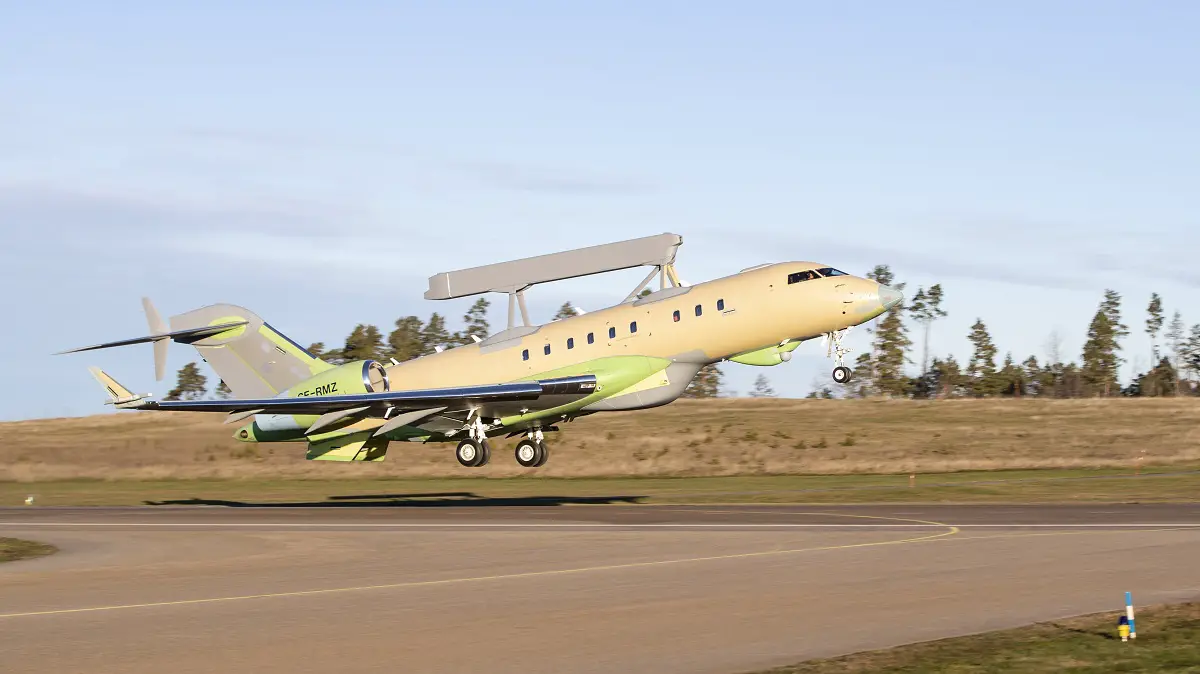 Second Saab GlobalEye completes maiden flight