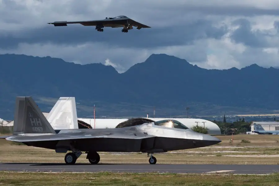U.S. Air Force Deploys B-2 Spirit Stealth Strategic Bombers to Hawaii