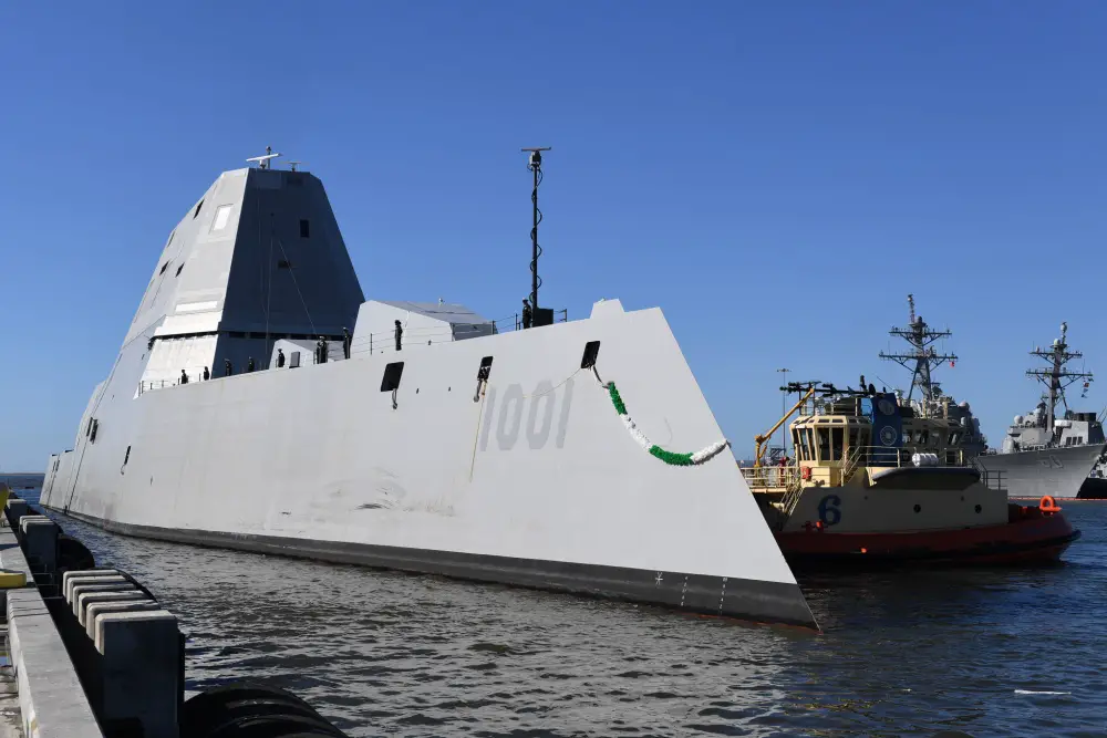 U.S. Navy to commission USS Michael Monsoor Zumwalt-class destroyer