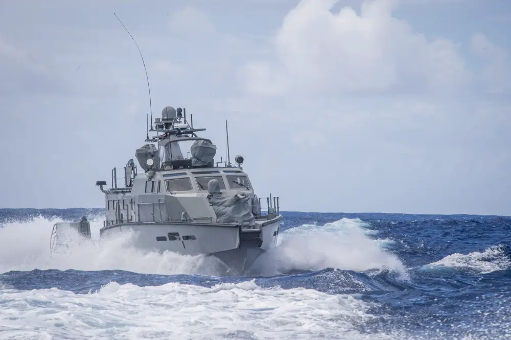 U.S. Navy Coastal Riverine Squadron Mark VI Patrol Boat