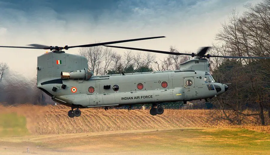 Boeing delivers first four CH-47F Chinook helicopters for Indian Air Force
