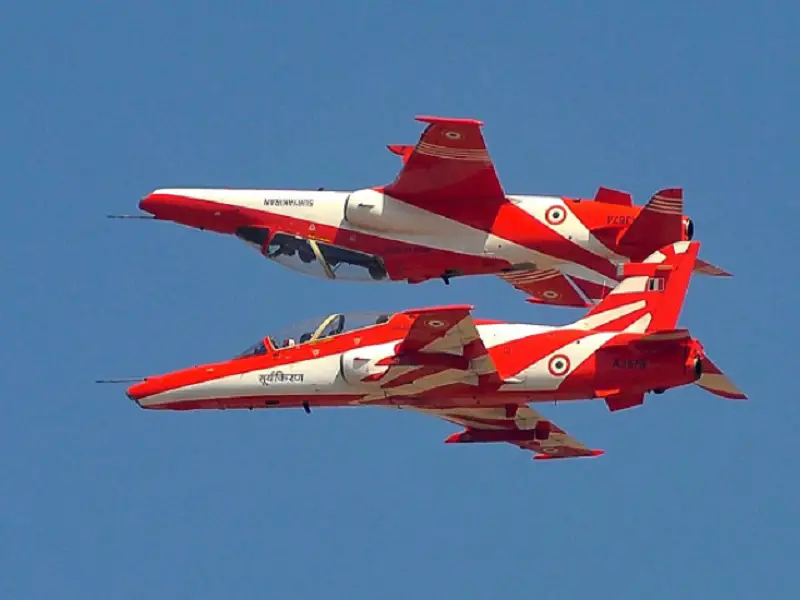 Indian Air Force display team collide in air show rehearsal