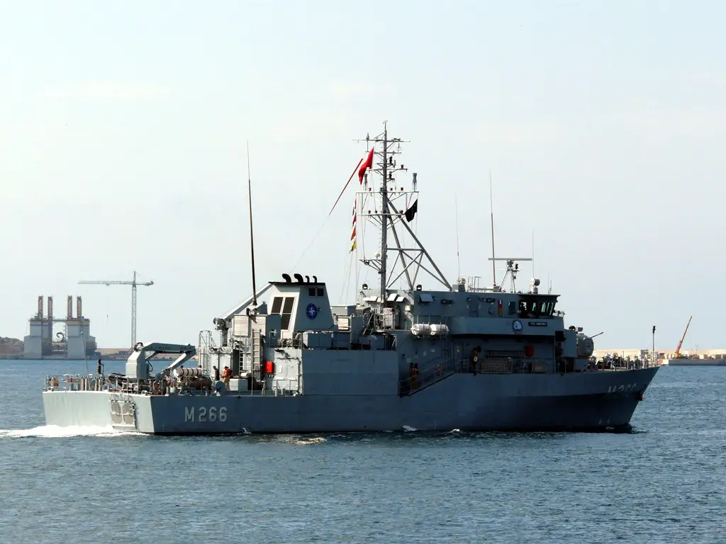 Turkish Navy Amasra (M266) A-class minehunter