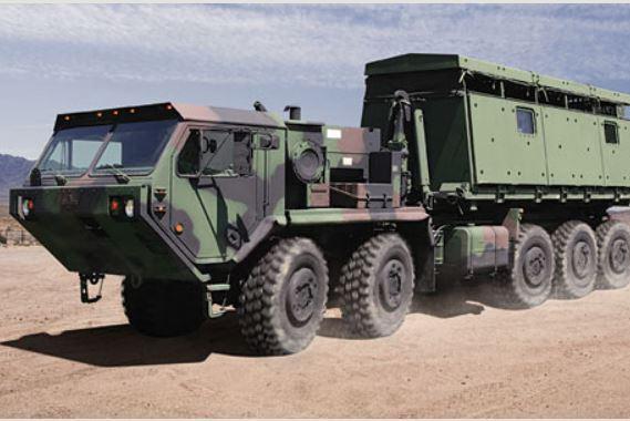 The PLS is designed to carry ammunition and other critical supplies. 