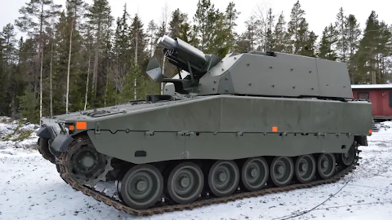 Sweden receives Grkpbv 90 self-propelled mortars